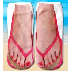 Socquettes tongs roses pour vos jolis pieds