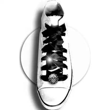 Envie de décorer vos chaussures ? Décorations noires Calavéra mexicain