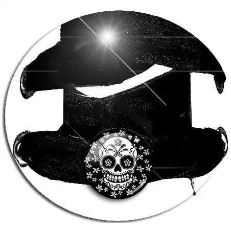 Envie de décorer vos chaussures ? Décorations noires Calavéra mexicain