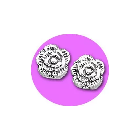 Décorations bijoux de lacets fleurs roses argent femmes en…