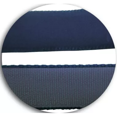 Lacets fins en velours ras&nbsp;marine pour vos chaussures