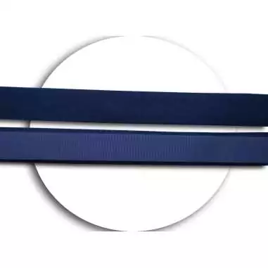 Lacets fins en velours ras marine pour vos chaussures