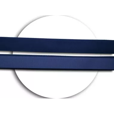 Lacets fins en velours ras&nbsp;marine pour vos chaussures