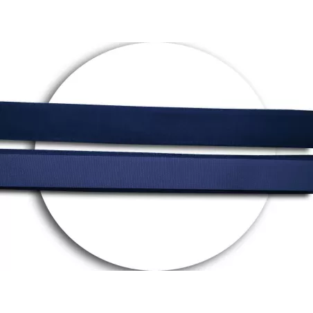 Lacets fins en velours ras&nbsp;marine pour vos chaussures