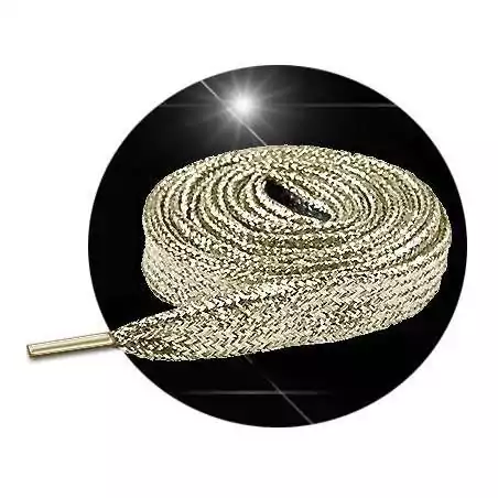 Lacets paillettes brillants champagne pour vos chaussures Lacets paillettes brillants champagne pour vos chaussures