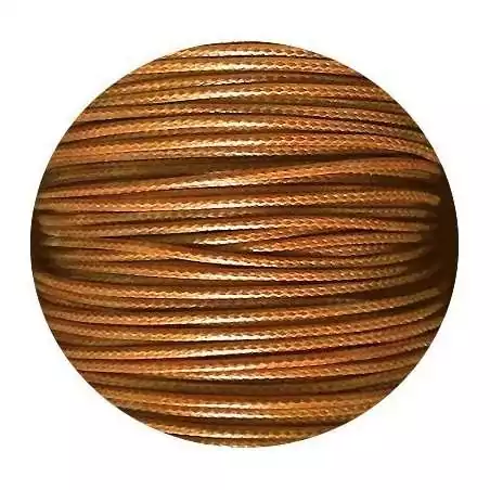 Lacets fins cirés couleur moutarde pour vos chaussures Lacets fins cirés couleur moutarde pour vos chaussures