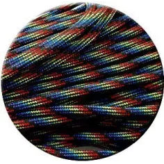 Lacets ronds noirs multicolores en vente en boutique de… 2