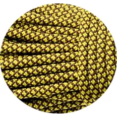 Lacets paracorde effet jaune moutarde pour vos chaussures 2