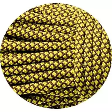 Lacets paracorde effet jaune moutarde pour vos chaussures