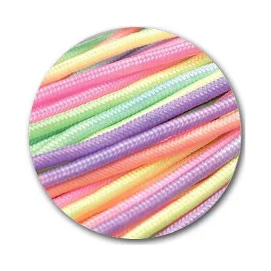 Lacets de chaussures multicolores, ronds, en couleur et…