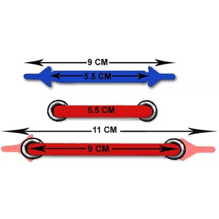Lacets violets phosphorescents silicones élastiques et…