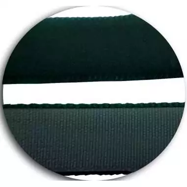 Lacets fins velours ras vert sombre pour vos chaussures