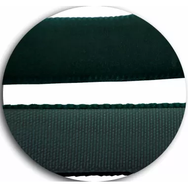 Lacets fins velours ras&nbsp;vert sombre pour vos chaussures