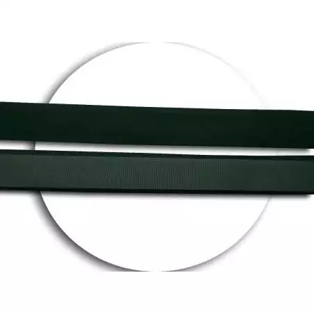 Lacets fins velours ras vert sombre pour vos chaussures