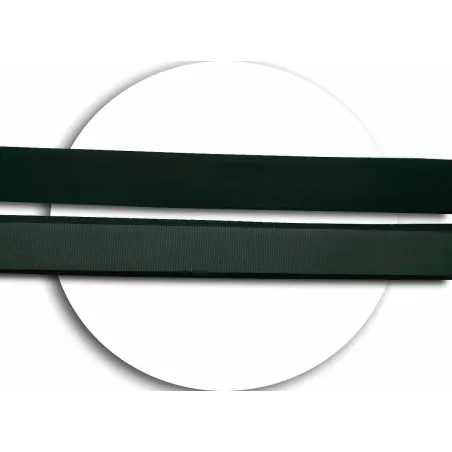 Lacets fins velours ras&nbsp;vert sombre pour vos chaussures