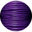 Lacets fins cirés violet 