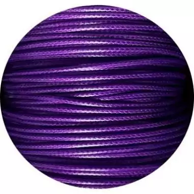 Lacets fins cirés en violet foncés pour vos chaussures