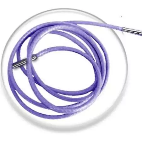 Lacets fins cirés en violet lavande pour vos chaussures Lacets fins cirés en violet lavande pour vos chaussures