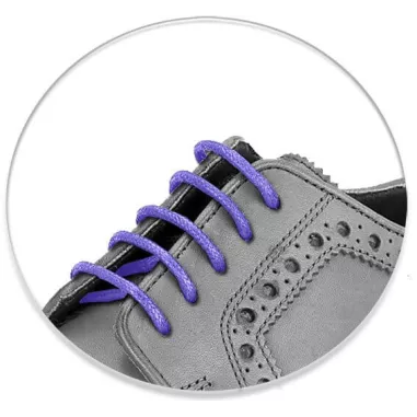Lacets cirés violets lavande fantaisie homme en vente en…