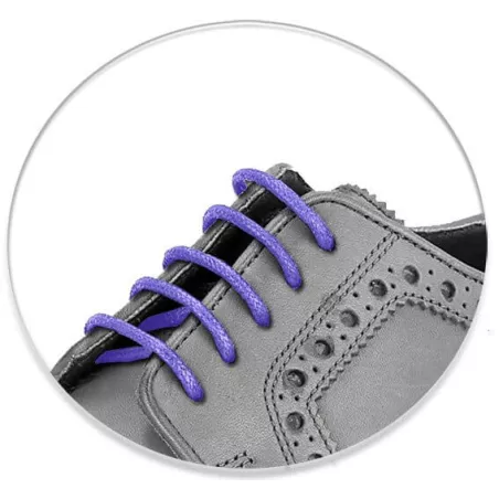 Lacets cirés violets lavande fantaisie homme en vente en…