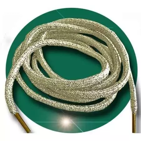 Lacets ronds champagne paillettes pour vos chaussures Lacets ronds champagne paillettes pour vos chaussures