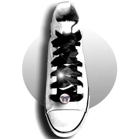 Décorations de lacets de chaussures crânes blancs…