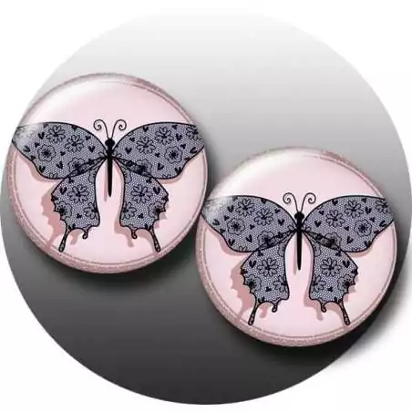 Envie de décorer vos chaussures ? Décorations roses papillon+dentelle