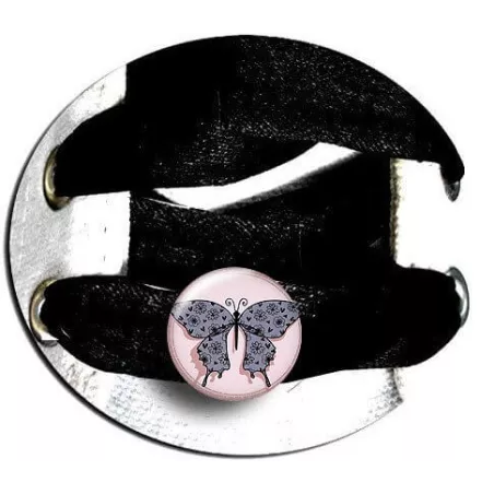 Décorations de lacets de chaussures crânes blancs…