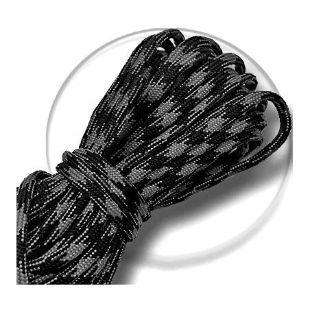 Lacets de chaussures noirs blancs bicolores ronds, en…