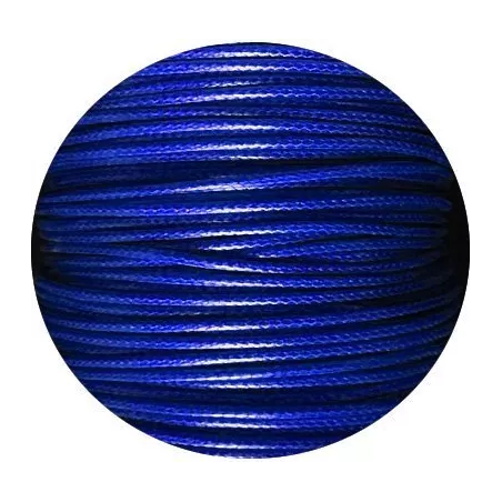 Lacets fins cirés en bleu roi pour vos chaussures