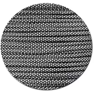 Lacets paracorde bicolores en noir & blanc pour vos chaussures