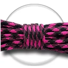 Lacets ronds rose noir paracord en vente en ligne en… 2