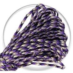 Lacets de chaussures noirs blancs bicolores ronds, en…