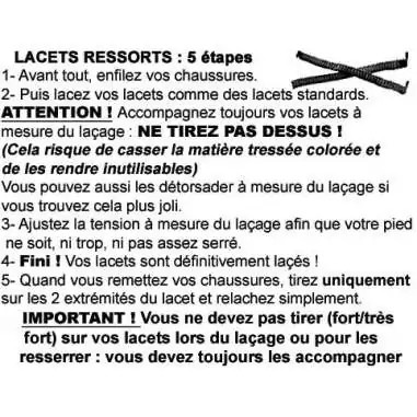 Lacets de chaussures ressorts sans noeud bleus pâles