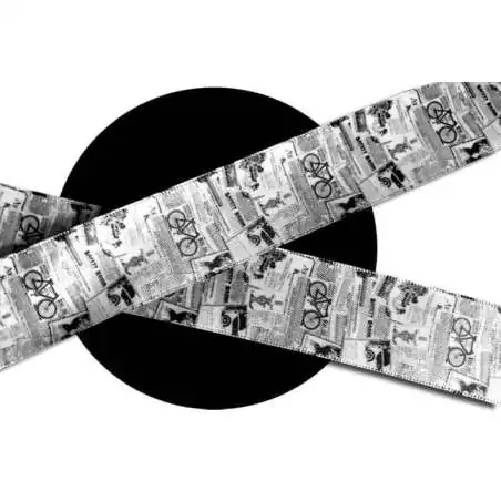 Lacets satin large newspaper vintage pour vos chaussures