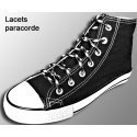 Lacets paracorde ronds girly