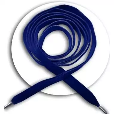 Lacets velours bleu royal pour vos chaussures