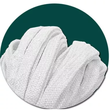 Lacets blancs&nbsp;épais en coton pour vos chaussures