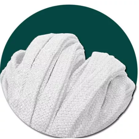 Lacets blancs&nbsp;épais en coton pour vos chaussures