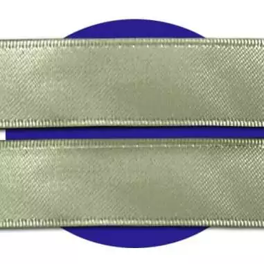 Lacets en satin large kaki clair pour vos chaussures