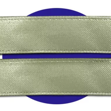 Lacets en satin large&nbsp;kaki&nbsp;clair pour vos chaussures