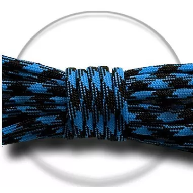 Lacets de chaussures noirs blancs bicolores ronds, en…