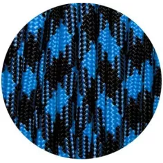 Lacets de chaussures noirs blancs bicolores ronds, en… 2