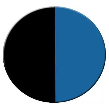 Lacets de chaussures noirs blancs bicolores ronds, en…