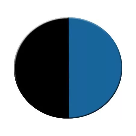 Lacets de chaussures noirs blancs bicolores ronds, en…