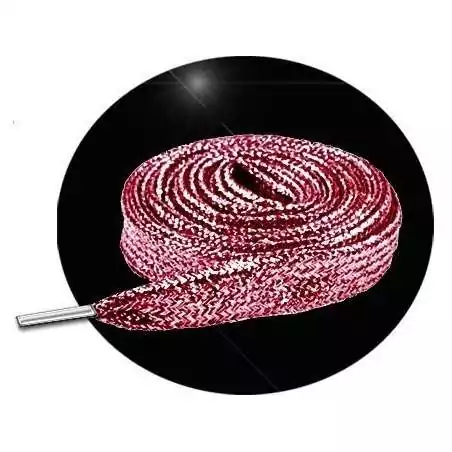 Lacets pailletés rose cuivré pour vos chaussures Lacets pailletés rose cuivré pour vos chaussures