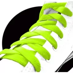 Lacets vert lime fluos pour vos chaussures 2