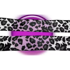 Lacets de chaussures en ruban noir blanc léopard en… 2