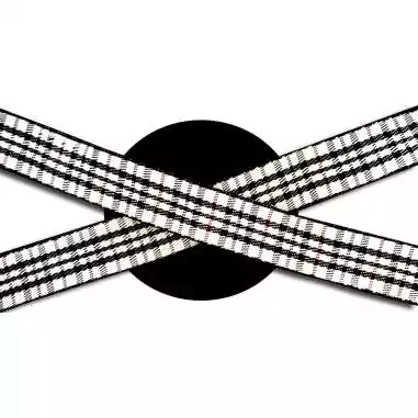 Lacets à carreaux blancs & noirs : 3 largeurs pour vos chaussures