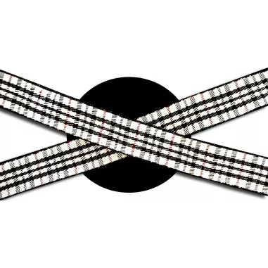 Lacets de chaussures larges rouges à carreaux écossais…